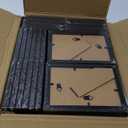 Set of 50 Picture Frame Bulk Photo Frames Wall Mounting Simple Photo Frames Multi Picture Frames for Wall or Tabletop, Black