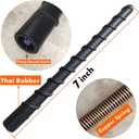 7 Inch Flexible Spiral Rubber Antenna for Nissan Sentra (2007-2012), Car Wash Proof - Internal Copper Coil Antenna Mast Replacement