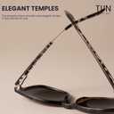 TIJN Polarized Sunglasses Women Men Oversized,UV Protection Sun Glasses Trendy Style,Large Square Shades,Big Frame Shady Rays