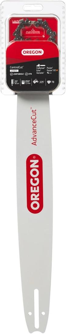 Oregon 37977 20-Inch Replacement Chainsaw Bar & Chain Combo For Craftsman, Echo, McCulloch And Poulan