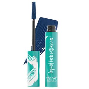 Thrive Causemetics Thrive Mascara Liquid Lash Extensions Mascara, Tubing Mascara Lengthening, Volumizing & Curling, Smudge Proof, Washable, No Clumping or Flaking, Vegan, Nola (Deep Blue)