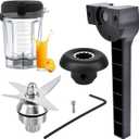 Set of Blade Replacement Parts for Vitamix, Vitamix Wet Blade Assembly Compatible with Vitamix 64oz And 32oz Container - Includes Wrench and Drive Socket Replacement