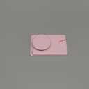 AUROX for MagSafe Wallet Stand, Magnetic Wallet Stand, for Magsafe Phone Grip Card Holder, Magnetic Card Wallet Holder with Collapsible Phone Grip, for iPhone 17 16 15 14 13 Series, Fit 3 Cardss, Pink