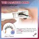 Mayhug Magnetic Eyelashes 3 Pairs, Reusable Magnetic Lashes with Applicator No Glue Needed Lash Clusters Kit Natural Look, Easy to Wear and Remove (3 Pairs-Kit 6)