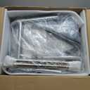 FSA/HSA Eligible Sliding Shower Chair Tub Transfer Bench for Bathtub with Swivel Seat, Shower Bench with Pivoting Arms, Height Adjustable Shower Seat, 350 lbs,White&Blue,Standard