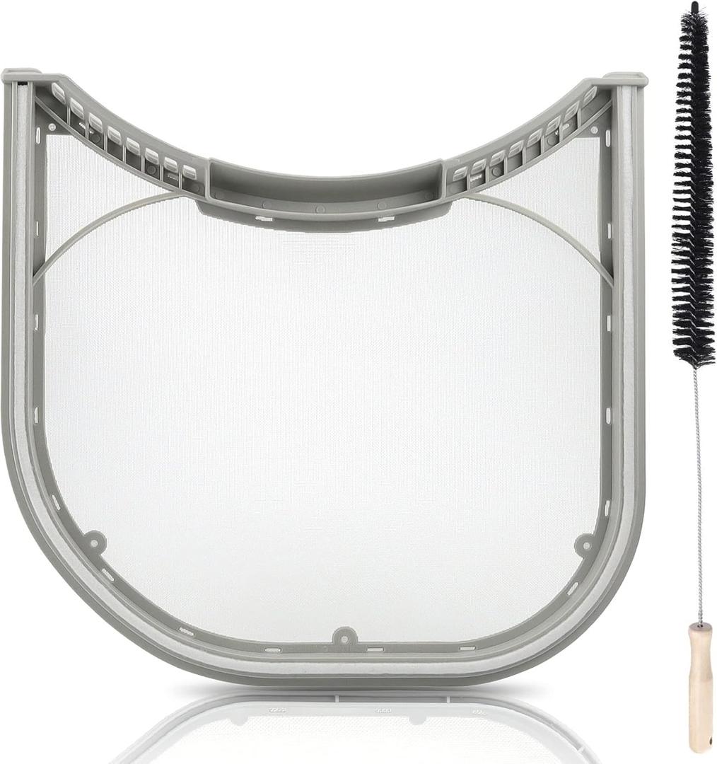 APPLIANCEMATES 5231EL1003B Dryer Lint Filter with Felt Seal Compatible for Lg and Ken-more Dryer Lint Screen Replacement Part # 1266857, AP4440606 Includes Clothes Dryer Lint Vent Trap Cleaner Brush