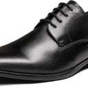Bruno Marc Men's Dress Oxfords (13, Black)