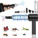 Bug Vacuum Catcher for Adults: 2026 Car Vacuum Handheld Cordless,Rechargeable Bug Catcher Strong Suction with Multi-Nozzles for Car Home Office Garden Bug Sucker for Spider Beetle Insect