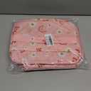 Rainbow Lunch Bag Pink for Girls Lonchera Para Nios Daisy Reusable Lunch Box with Reusable Snack Bag Back to School Lunch Kit