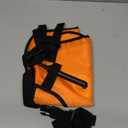 Inflatable Snorkel Vest Adults, Portable Snorkel Jacket, Buoyancy Vest for Snorkeling, Swimming, Kayaking, Boating, Safety Load Up to 220 Lbs (Orange)