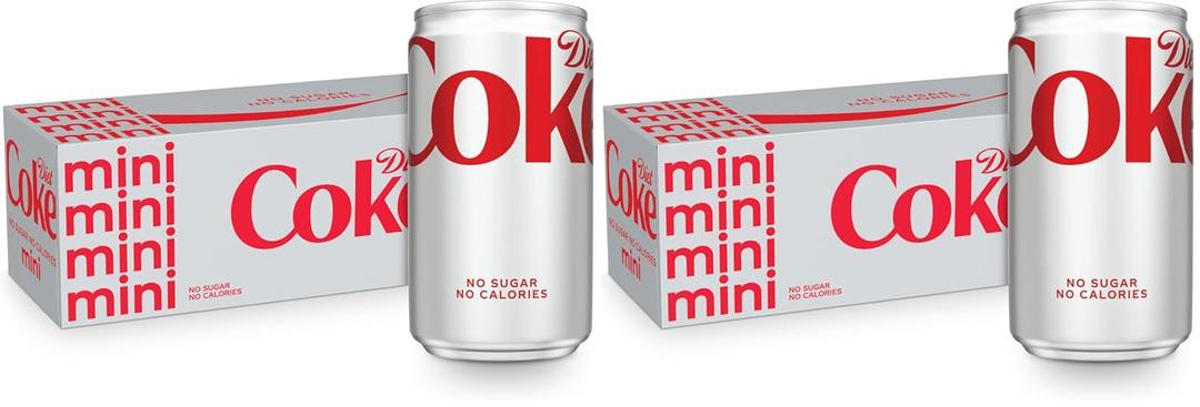 Diet Coke Can, 7.5 fl oz (pack of 20), Best Before July 07 2025  
