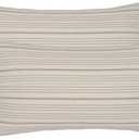 Tan Pillow Covers Farmhouse Linen Throw Pillow Covers Striped Outdoor Decorative Square Throw Pillows for Couch Sofa Bed 12x20 in Pack of 2 Cream and Beige