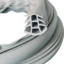 Flexible EPDM Rubber Strip (1'' Wide, 50 Ft Long) for Concrete Crack Repair Replacement - Weather Aging Resistance Upgrading Expansion Joint Filler