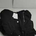 FARVALUE Womens Water-repellent Winter Coat Thicken Puffer Jacket Warm FLeece Lined Parka with Fur Hood (Large, Black)