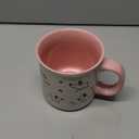 AmorArc 22 OZ Large Ceramic Coffee Mugs Set of 2, Oversized Mugs With Big Handle for Men Women Dad Mom, Big Mug With Textured Dogs Cats Patterns for Office & Home -Microwave Safe, 2 Pcs-Pink