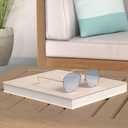 The Fresh Classic Metal Frame Mirror Lens Aviator Sunglasses with Gift Box (28-gold)