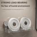 Corrugated Suction Cup Storage Holder Corner Shower Caddy Large Organizer Bathroom Shelf Clear Acrylic Shower Tray Shelves Inside Floating Shower Wall Shelf Bath Basket Rack Heavy Duty (Rect-Clear)