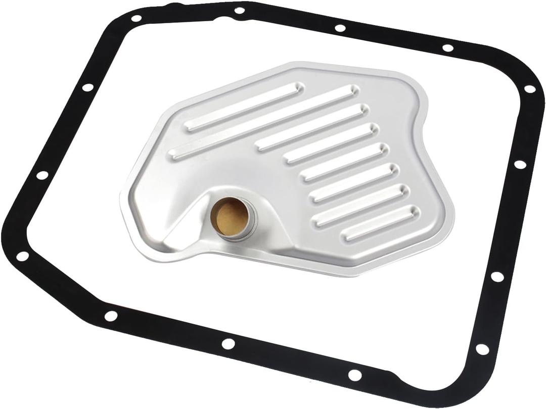 4R70W 4R75W 4R75E Transmission Filter with Gasket Kits Compatible with 1994-2010 F-150, 1996-2004 M-ustang, 1997-2006 E-xpedition, Replaces OE# FT105, F6AZ7A098A, 58955
