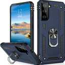 IKAZZ for Galaxy S21 Plus Case,Military Grade Shockproof Heavy Duty Protective Phone Cover Pass 16ft Drop Test with Magnetic Kickstand Car Mount Holder Blue