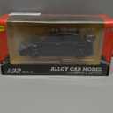 WAKAKAC Toy Car Compatible for 1:32 Mitsubishi Lancer Evolution Model Car, Pull Back Diecast Collectible Car with Sounds  Lights for Kids Boys Girls and Adults, Gift Black