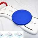 Bathtub seat Panel,Bathtub Shower Board for Sitting,Portable Shower Bench,Shower Bath Seat,Fits tub Having Width in the Range of 19"-29".360 Degree Rotating seat Board,250lbs Load Bearing,(1Ea,White)