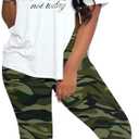 Mrskoala Lounge Sets for Women Two Piece Outfits Pullover Tops and Long Pants Tracksuit Sweatsuits (S)