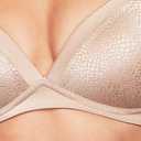 Warner's Women's Blissful Benefits Women's Back-Smoothing Comfort Wireless Lift T-Shirt Bra W4013 (Beige, 40C)