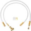 Hydraulic Steering Bleed Kit, 2PCS Bleeding Kit/Fill Kit, Hydraulic Steering for Sea Star Hydraulic Steering Fluid Filler Tube Kit, Sterndrive & Inboard, Leak-Free Brass Fittings, copper