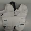 Nike Toddler and Little Kids' 6-Pack Performance Socks (4-5, White)