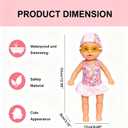 Swimming Baby Toy,2026 New Upgraded Waterproof Swimmer Toy,Electric Water Baby Toy, Backstroke Swimming Toy for Pool (Pink B)