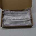 Haliwu 6 Pack 5 Inch Black and Gold Cabinet Pulls Matte Black Drawer Handles Square 2 Tone Hardware for Kitchen Cupboard