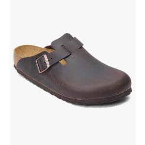 Birkenstock Unisex Boston Soft Footbed Clog Slip On Mule Sandal, Habana Oiled Leather, 36, 5-5.5 Women/3-3.5 Men
