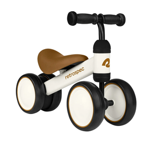 Retrospec Cricket Baby Walker Balance Bike with 4 Wheels for Ages 12-24 Months - Toddler Bicycle Toy for 1 Year Old’s - Ride On Toys for Boys & Girls