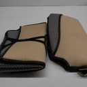 Auto Newer Luxury Breathable Car Seat Cover Fit Four Seasons, Universal Front of Car Seat Cushions, Bottom Seat Covers of Full Wrapped Edge,Universal Fit for 95% Cars,SUV,Pickup(Beige,1PCS)