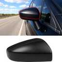 Compatible with Subaru Impreza Mirror Cover 2017-2023/Legacy Outback 2018 2019/Ascent 2019-2023,Passenger Side Ascent Mirror Cover Cap W/O Light Clip-on Replacement Replace for 91054FL01A-Black
