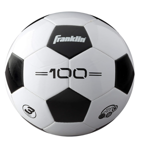 Franklin Sports Soccer Balls - Youth & Adult - Sizes 3 - Single & Bulk Packs - white