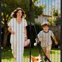 Magnetic Screen Door 32x80 Inch, Heavy Duty Door Screen Mesh with Magnetic Closure, Easy Install Hands-Free Screen for Sliding & Front Door, Pet & Kid Friendly, Keep Bugs Out