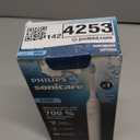 Philips Sonicare 4100 Series Electric Toothbrush  Sonic Toothbrush with Advanced Sonic Technology, Pressure Sensor, Two Intensity Settings, Smartimer & Quadpacer, White, Model HX3681/23