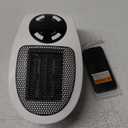 Brightown Wall Plug In Heater 450W, Portable Outlet Heater with Remote, Clear LED Display, Small Wall Heaters for Indoor Use with Adjustable Thermostat and 12H Timer for Bathroom Room Office