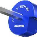 DAYDOOR 2'' PVC Pipe Reamer Head, 4-Sided Carbide Aluminum Reamer Tool, PVC Fitting Saver Fit into Standard 1/2" Drill, Plumbing Tools for Schedule 40 PVC, CPVC or ABS