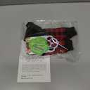 EXPAWLORER Anti-Slip Dog Socks-Double Sides Grips Traction Control on Hardwood Floor, Dog Shoes for Hot/Cold Pavement, Best Paw Protector, Prevents Licking, for Puppy (Black and Red) X-Small (4 Count)