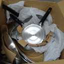 IMUSA USA Heavy Duty 13-Piece Cast Aluminum Cajun Cookware Set, Silver