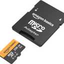 Amazon Basics 256GB microSDXC Memory Card with Adapter for Action Cameras, Full HD, Drones, Tablets, Smartphones, Read Speed Up to 200MB/s, 1-Pack