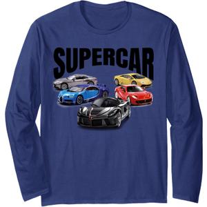 The best Supercar racing fan on the planet. Long Sleeve T-Shirt L