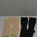 +MD 2 Pairs Medical Compression Socks for Women & Men 20-30 mmHg, knee High Open Toe Stocking for Edema, Varicose Veins (Small, Nude/Black)