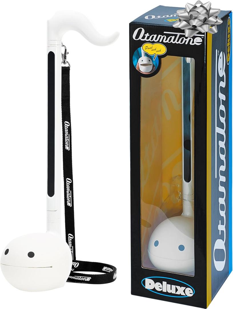 Otamatone Deluxe [Japanese Edition] Electronic Musical Instrument Synthesizer from Japan by Cube / Maywa Denki, White