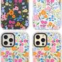 for iPhone 16 Pro Case Vibrant Colorful Garden Bloom Floral