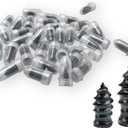 4 x Tire Repair Nails, Car Vacuum Tire Repair Rubber Nail Kit, Self-Service Rubber Screw Tire Plugs, Quick Puncture Repair Tools, Suitable for Car, Motorcycle, ATV, Truck, Tire Puncture Repair