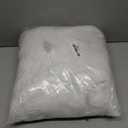 FabricLA White Faux Fur Accent Cut 12 x 48 Inches with Rounded Edges for Holiday & Christmas Decor