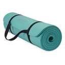 Gaiam Yoga Mat, Pilates & Exercise Mat, Thick 2/5" (10mm) Workout Mat with Easy-Cinch Carrying Strap for Home & Gym Workouts